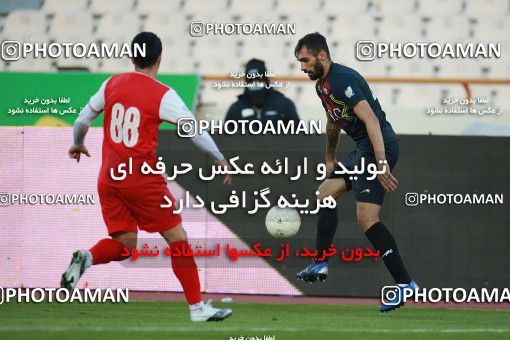 1560163, Tehran, Iran, لیگ برتر فوتبال ایران، Persian Gulf Cup، Week 11، First Leg، Persepolis 2 v 1 Foulad Khouzestan on 2021/01/18 at Azadi Stadium