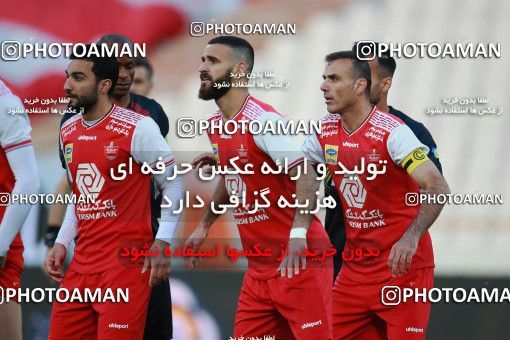 1559992, Tehran, Iran, لیگ برتر فوتبال ایران، Persian Gulf Cup، Week 11، First Leg، Persepolis 2 v 1 Foulad Khouzestan on 2021/01/18 at Azadi Stadium