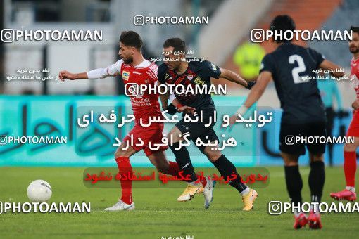 1560178, Tehran, Iran, لیگ برتر فوتبال ایران، Persian Gulf Cup، Week 11، First Leg، Persepolis 2 v 1 Foulad Khouzestan on 2021/01/18 at Azadi Stadium