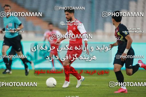 1560113, Tehran, Iran, لیگ برتر فوتبال ایران، Persian Gulf Cup، Week 11، First Leg، Persepolis 2 v 1 Foulad Khouzestan on 2021/01/18 at Azadi Stadium