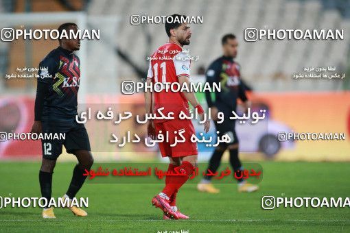 1560513, Tehran, Iran, لیگ برتر فوتبال ایران، Persian Gulf Cup، Week 11، First Leg، Persepolis 2 v 1 Foulad Khouzestan on 2021/01/18 at Azadi Stadium