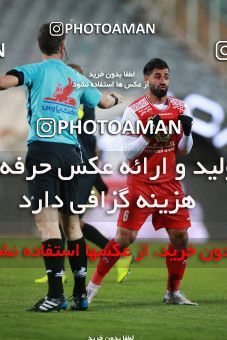 1560272, Tehran, Iran, لیگ برتر فوتبال ایران، Persian Gulf Cup، Week 11، First Leg، Persepolis 2 v 1 Foulad Khouzestan on 2021/01/18 at Azadi Stadium