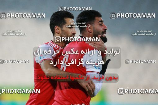 1560424, Tehran, Iran, لیگ برتر فوتبال ایران، Persian Gulf Cup، Week 11، First Leg، Persepolis 2 v 1 Foulad Khouzestan on 2021/01/18 at Azadi Stadium