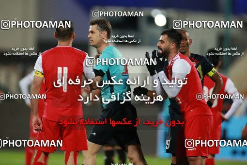 1560441, Tehran, Iran, لیگ برتر فوتبال ایران، Persian Gulf Cup، Week 11، First Leg، Persepolis 2 v 1 Foulad Khouzestan on 2021/01/18 at Azadi Stadium