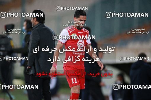 1560455, Tehran, Iran, لیگ برتر فوتبال ایران، Persian Gulf Cup، Week 11، First Leg، Persepolis 2 v 1 Foulad Khouzestan on 2021/01/18 at Azadi Stadium
