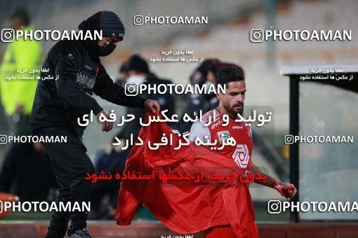 1560439, Tehran, Iran, لیگ برتر فوتبال ایران، Persian Gulf Cup، Week 11، First Leg، Persepolis 2 v 1 Foulad Khouzestan on 2021/01/18 at Azadi Stadium