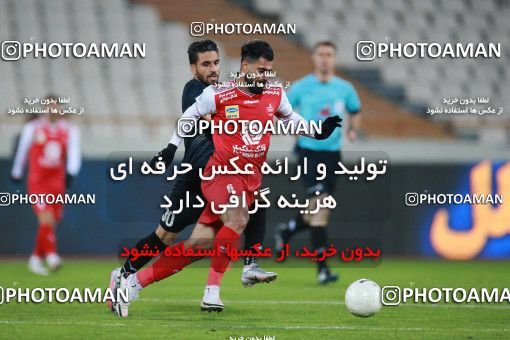 1560495, Tehran, Iran, لیگ برتر فوتبال ایران، Persian Gulf Cup، Week 11، First Leg، Persepolis 2 v 1 Foulad Khouzestan on 2021/01/18 at Azadi Stadium