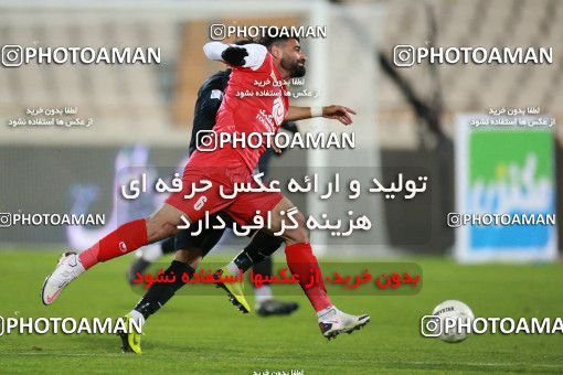 1560519, Tehran, Iran, لیگ برتر فوتبال ایران، Persian Gulf Cup، Week 11، First Leg، Persepolis 2 v 1 Foulad Khouzestan on 2021/01/18 at Azadi Stadium