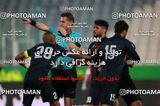 1560522, Tehran, Iran, لیگ برتر فوتبال ایران، Persian Gulf Cup، Week 11، First Leg، Persepolis 2 v 1 Foulad Khouzestan on 2021/01/18 at Azadi Stadium