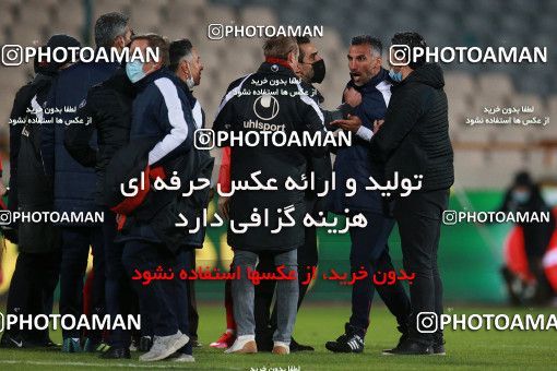 1560298, Tehran, Iran, لیگ برتر فوتبال ایران، Persian Gulf Cup، Week 11، First Leg، Persepolis 2 v 1 Foulad Khouzestan on 2021/01/18 at Azadi Stadium
