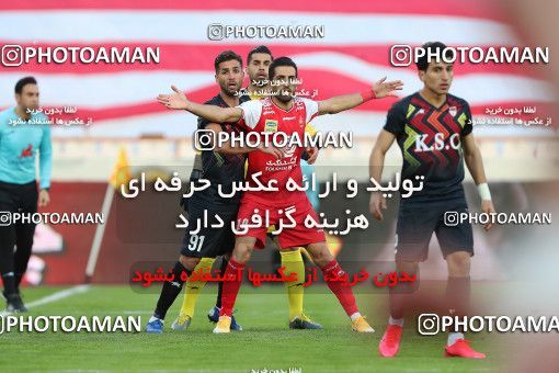 1561683, Tehran, Iran, لیگ برتر فوتبال ایران، Persian Gulf Cup، Week 11، First Leg، Persepolis 2 v 1 Foulad Khouzestan on 2021/01/18 at Azadi Stadium
