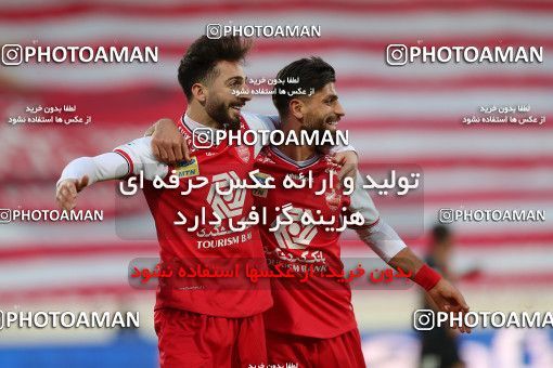 1561694, Tehran, Iran, لیگ برتر فوتبال ایران، Persian Gulf Cup، Week 11، First Leg، Persepolis 2 v 1 Foulad Khouzestan on 2021/01/18 at Azadi Stadium