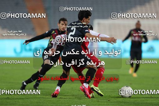 1561724, Tehran, Iran, لیگ برتر فوتبال ایران، Persian Gulf Cup، Week 11، First Leg، Persepolis 2 v 1 Foulad Khouzestan on 2021/01/18 at Azadi Stadium