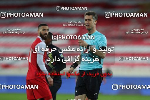 1561661, Tehran, Iran, لیگ برتر فوتبال ایران، Persian Gulf Cup، Week 11، First Leg، Persepolis 2 v 1 Foulad Khouzestan on 2021/01/18 at Azadi Stadium