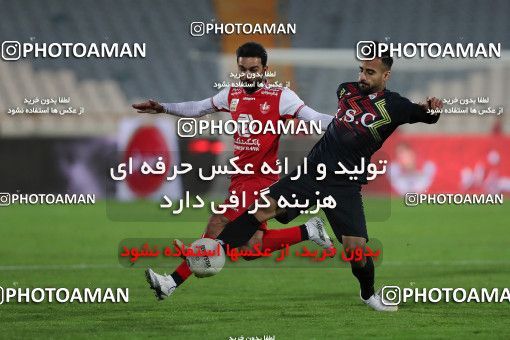 1561690, Tehran, Iran, لیگ برتر فوتبال ایران، Persian Gulf Cup، Week 11، First Leg، Persepolis 2 v 1 Foulad Khouzestan on 2021/01/18 at Azadi Stadium
