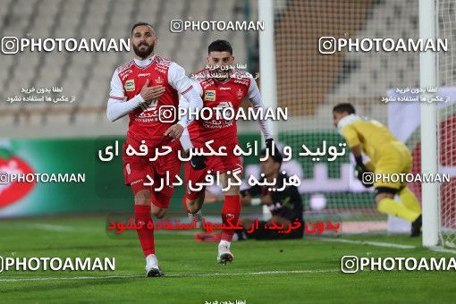 1561696, Tehran, Iran, لیگ برتر فوتبال ایران، Persian Gulf Cup، Week 11، First Leg، Persepolis 2 v 1 Foulad Khouzestan on 2021/01/18 at Azadi Stadium