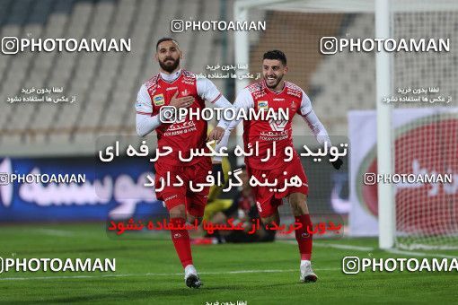 1561704, Tehran, Iran, لیگ برتر فوتبال ایران، Persian Gulf Cup، Week 11، First Leg، Persepolis 2 v 1 Foulad Khouzestan on 2021/01/18 at Azadi Stadium