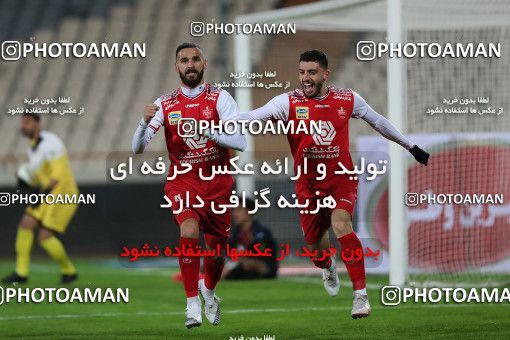 1561670, Tehran, Iran, لیگ برتر فوتبال ایران، Persian Gulf Cup، Week 11، First Leg، Persepolis 2 v 1 Foulad Khouzestan on 2021/01/18 at Azadi Stadium