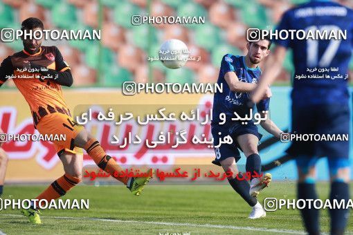 1562103, Tehran,Shahr Qods, , لیگ برتر فوتبال ایران، Persian Gulf Cup، Week 12، First Leg، Paykan 2 v 3 Mes Rafsanjan on 2021/01/20 at Azadi Stadium