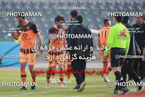 1562302, Tehran,Shahr Qods, , لیگ برتر فوتبال ایران، Persian Gulf Cup، Week 12، First Leg، Paykan 2 v 3 Mes Rafsanjan on 2021/01/20 at Azadi Stadium