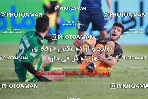 1562263, Tehran,Shahr Qods, , لیگ برتر فوتبال ایران، Persian Gulf Cup، Week 12، First Leg، Paykan 2 v 3 Mes Rafsanjan on 2021/01/20 at Azadi Stadium