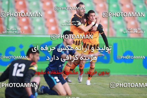 1562327, Tehran,Shahr Qods, , لیگ برتر فوتبال ایران، Persian Gulf Cup، Week 12، First Leg، Paykan 2 v 3 Mes Rafsanjan on 2021/01/20 at Azadi Stadium