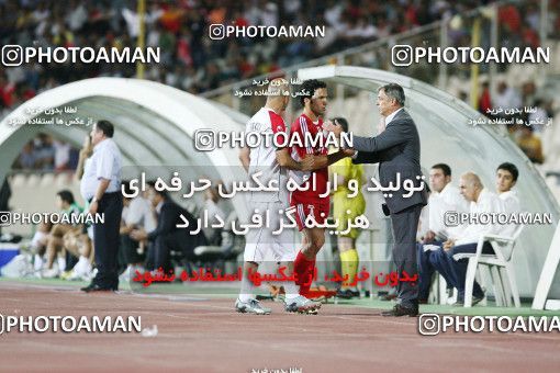 1565321, Tehran, Iran, لیگ برتر فوتبال ایران، Persian Gulf Cup، Week 4، First Leg، Persepolis 1 v 0 Saba Qom on 2009/08/28 at Azadi Stadium