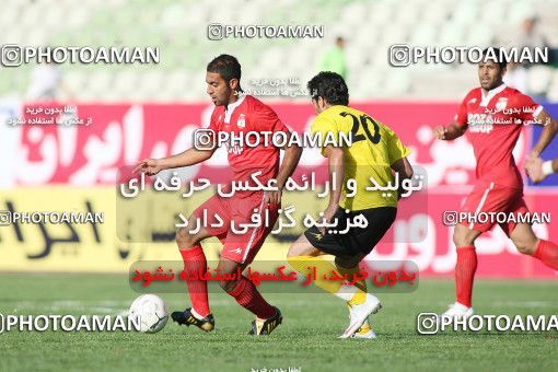 1566153, Tehran, Iran, لیگ برتر فوتبال ایران، Persian Gulf Cup، Week 8، First Leg، Steel Azin 1 v 1 Fajr-e Sepasi Shiraz on 2009/09/25 at Shahid Dastgerdi Stadium