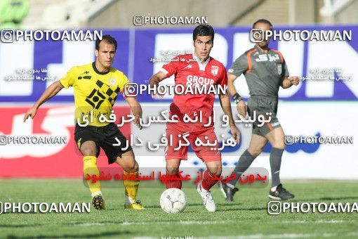 1566149, Tehran, Iran, لیگ برتر فوتبال ایران، Persian Gulf Cup، Week 8، First Leg، Steel Azin 1 v 1 Fajr-e Sepasi Shiraz on 2009/09/25 at Shahid Dastgerdi Stadium