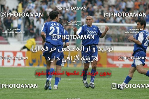 1569458, Tehran, , لیگ برتر فوتبال ایران، Persian Gulf Cup، Week 26، Second Leg، Esteghlal 3 v 2 Pegah Rasht on 2004/05/03 at Azadi Stadium
