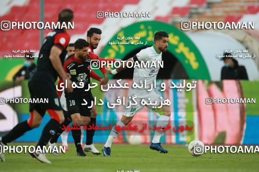 1571562, لیگ برتر فوتبال ایران، Persian Gulf Cup، Week 13، First Leg، 2021/01/30، Tehran، Azadi Stadium، Persepolis 2 - ۱ Mashin Sazi Tabriz