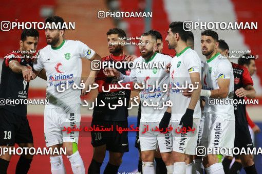 1571832, Tehran, Iran, لیگ برتر فوتبال ایران، Persian Gulf Cup، Week 13، First Leg، Persepolis 2 v 1 Mashin Sazi Tabriz on 2021/01/30 at Azadi Stadium