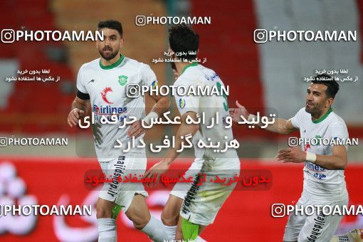 1571762, Tehran, Iran, لیگ برتر فوتبال ایران، Persian Gulf Cup، Week 13، First Leg، Persepolis 2 v 1 Mashin Sazi Tabriz on 2021/01/30 at Azadi Stadium