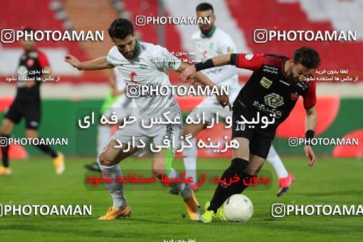 1572005, Tehran, Iran, لیگ برتر فوتبال ایران، Persian Gulf Cup، Week 13، First Leg، Persepolis 2 v 1 Mashin Sazi Tabriz on 2021/01/30 at Azadi Stadium