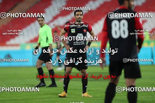 1572075, Tehran, Iran, لیگ برتر فوتبال ایران، Persian Gulf Cup، Week 13، First Leg، Persepolis 2 v 1 Mashin Sazi Tabriz on 2021/01/30 at Azadi Stadium