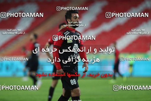 1571996, Tehran, Iran, لیگ برتر فوتبال ایران، Persian Gulf Cup، Week 13، First Leg، Persepolis 2 v 1 Mashin Sazi Tabriz on 2021/01/30 at Azadi Stadium