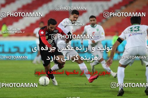 1572030, Tehran, Iran, لیگ برتر فوتبال ایران، Persian Gulf Cup، Week 13، First Leg، Persepolis 2 v 1 Mashin Sazi Tabriz on 2021/01/30 at Azadi Stadium