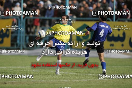 1574145, Tehran,Sabashahr, Iran, لیگ برتر فوتبال ایران، Persian Gulf Cup، Week 20، Second Leg، Saba 1 v 0 Rah Ahan on 2006/01/27 at Saba Shahr Stadium