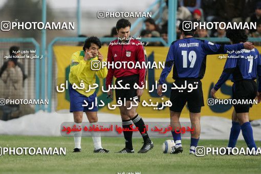 1574387, Tehran,Sabashahr, Iran, لیگ برتر فوتبال ایران، Persian Gulf Cup، Week 20، Second Leg، Saba 1 v 0 Rah Ahan on 2006/01/27 at Saba Shahr Stadium