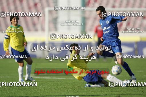 1574485, Tehran, , لیگ برتر فوتبال ایران، Persian Gulf Cup، Week 21، Second Leg، Rah Ahan 1 v 2 Esteghlal on 2006/02/06 at Azadi Stadium