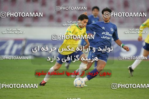 1574468, Tehran, , لیگ برتر فوتبال ایران، Persian Gulf Cup، Week 21، Second Leg، Rah Ahan 1 v 2 Esteghlal on 2006/02/06 at Azadi Stadium