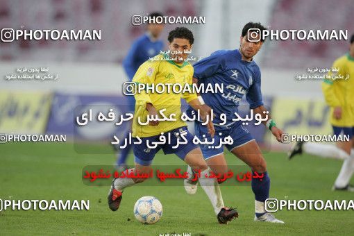 1574490, Tehran, , لیگ برتر فوتبال ایران، Persian Gulf Cup، Week 21، Second Leg، Rah Ahan 1 v 2 Esteghlal on 2006/02/06 at Azadi Stadium