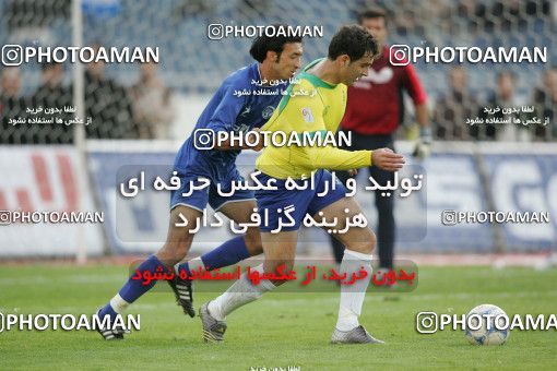 1574445, Tehran, , لیگ برتر فوتبال ایران، Persian Gulf Cup، Week 21، Second Leg، Rah Ahan 1 v 2 Esteghlal on 2006/02/06 at Azadi Stadium
