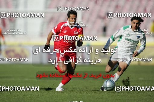 1574988, Tehran, , لیگ برتر فوتبال ایران، Persian Gulf Cup، Week 19، Second Leg، Persepolis 2 v 1 Shamoushak Noshahr on 2006/01/20 at Azadi Stadium