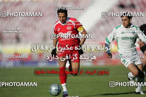 1574920, Tehran, , لیگ برتر فوتبال ایران، Persian Gulf Cup، Week 19، Second Leg، Persepolis 2 v 1 Shamoushak Noshahr on 2006/01/20 at Azadi Stadium