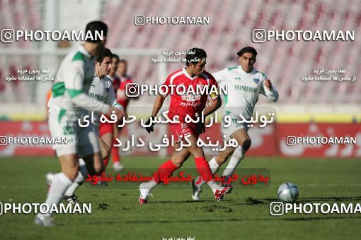 1574922, Tehran, , لیگ برتر فوتبال ایران، Persian Gulf Cup، Week 19، Second Leg، Persepolis 2 v 1 Shamoushak Noshahr on 2006/01/20 at Azadi Stadium