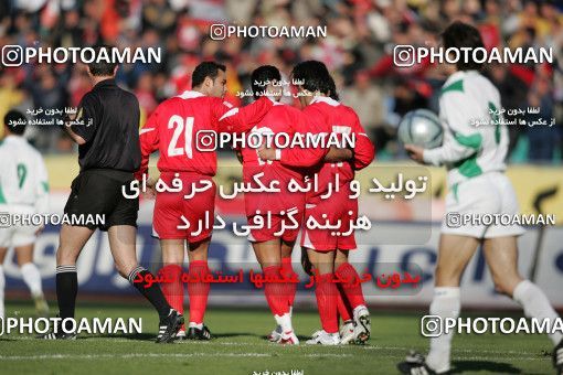 1575011, Tehran, , لیگ برتر فوتبال ایران، Persian Gulf Cup، Week 19، Second Leg، Persepolis 2 v 1 Shamoushak Noshahr on 2006/01/20 at Azadi Stadium