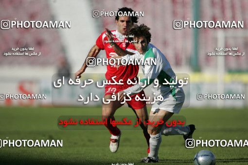 1575044, Tehran, , لیگ برتر فوتبال ایران، Persian Gulf Cup، Week 19، Second Leg، Persepolis 2 v 1 Shamoushak Noshahr on 2006/01/20 at Azadi Stadium