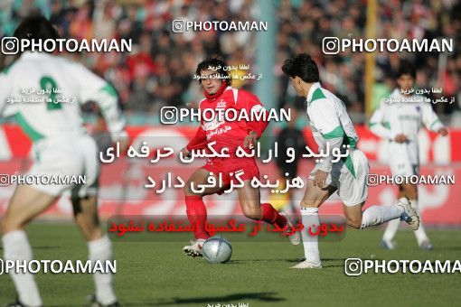 1574903, Tehran, , لیگ برتر فوتبال ایران، Persian Gulf Cup، Week 19، Second Leg، Persepolis 2 v 1 Shamoushak Noshahr on 2006/01/20 at Azadi Stadium