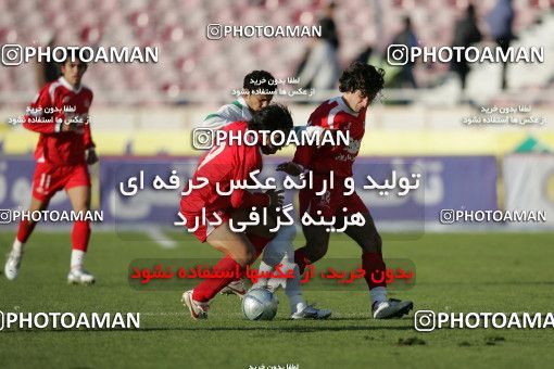 1574867, Tehran, , لیگ برتر فوتبال ایران، Persian Gulf Cup، Week 19، Second Leg، Persepolis 2 v 1 Shamoushak Noshahr on 2006/01/20 at Azadi Stadium
